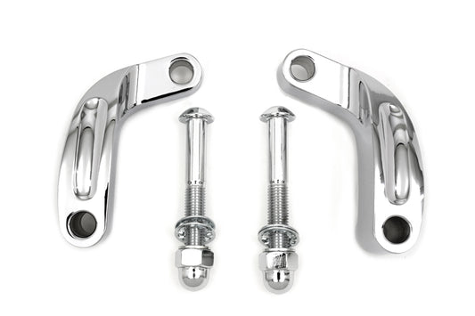 HARLEY Chrome Prime Spiegelverlegungssatz Passt für 2006-2017 FXD, 2008-2017 FLST, 2008-2017 FXST,