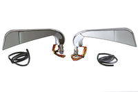 HARLEY "Evil Eye" Spiegel-Set mit Billet-Haltern, passend für alle Modelle 0- links und rechts anwendbar