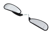 HARLEY Billet Style Teardrop Mirror Set Black Fits 1982-UP All, models