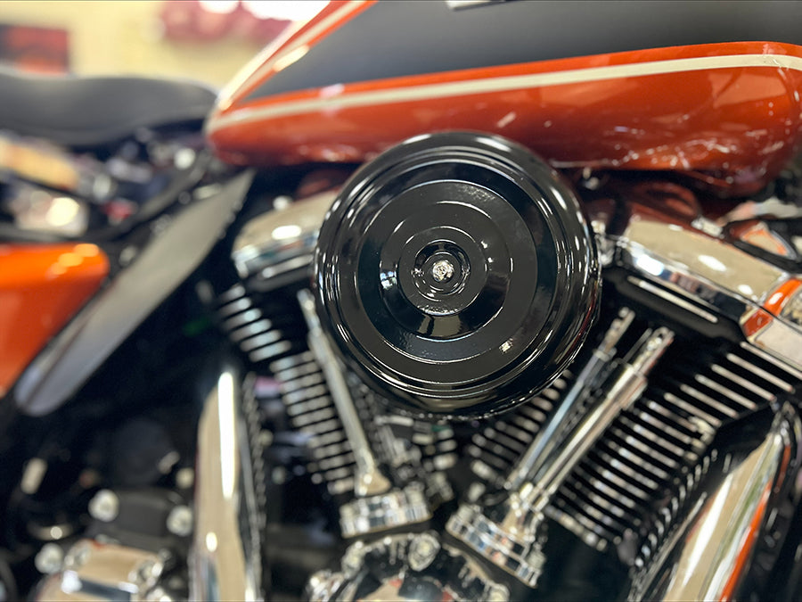 HARLEY Mini Cyclone Luftfilterabdeckung Schwarz Passend für 2017-UP FLT, 2018-UP FLST, 2018-UP FXST,
