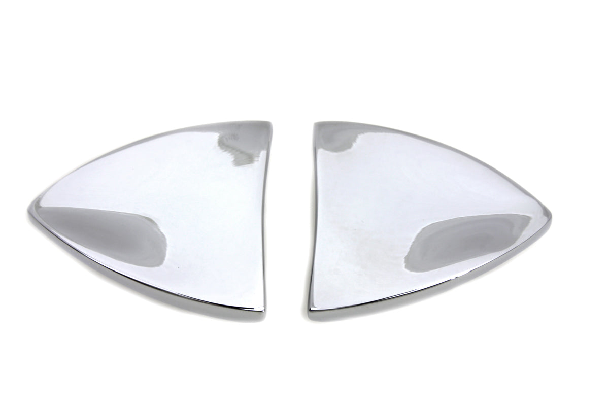 HARLEY Chrom-Spiegelabdeckplatte Set passend für 1996–2013 FLT,