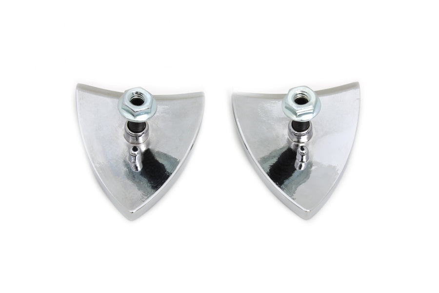 HARLEY Chrom-Spiegelabdeckplatte Set passend für 1996–2013 FLT,