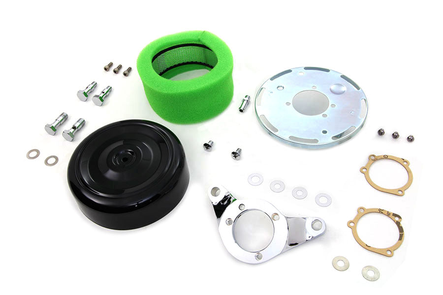 HARLEY 7 inch Round Air Cleaner Kit Fits 1993-2007 FLST,   1993-2007 FXST,