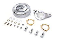 HARLEY Chrom Wyatt Gatling Luftfiltergehäuse passend für 1993-2007 FXST, 1993-2007 FXD,