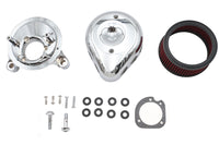 HARLEY Mini Teardrop Air Cleaner Kit Chrome Fits 1988-2006 XL,   1990-1994 FXR,   1990-2006 FLT,   1