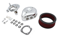 HARLEY Mini Teardrop Air Cleaner Kit Chrome Fits 1988-2006 XL,   1990-1994 FXR,   1990-2006 FLT,   1
