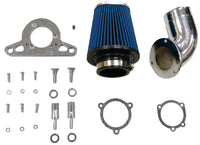 HARLEY Heavy Breather Performance Luftfilter-Kit Chrom passend für 2008-2015 FXDL, 2008-2015 FXDWG, 2