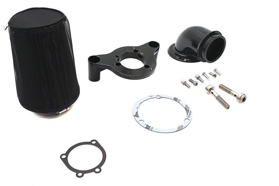 HARLEY Heavy Breather Performance Luftfilter-Kit Schwarz Passend für 2008-2015 FXDL,   2008-2015 FXDWG,   20