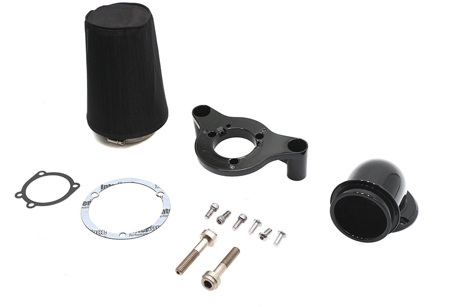HARLEY Heavy Breather Performance Luftfilter-Kit Schwarz Passend für 2008-2015 FXDL,   2008-2015 FXDWG,   20