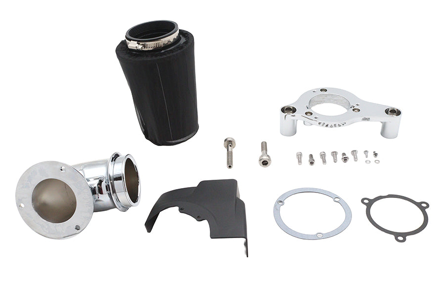 HARLEY M8 Heavy Breather Luftfilter-Kit Chrom Passend für 2017-2023 FLHX, 2017-UP FLHTC, 2017-UP FLHT