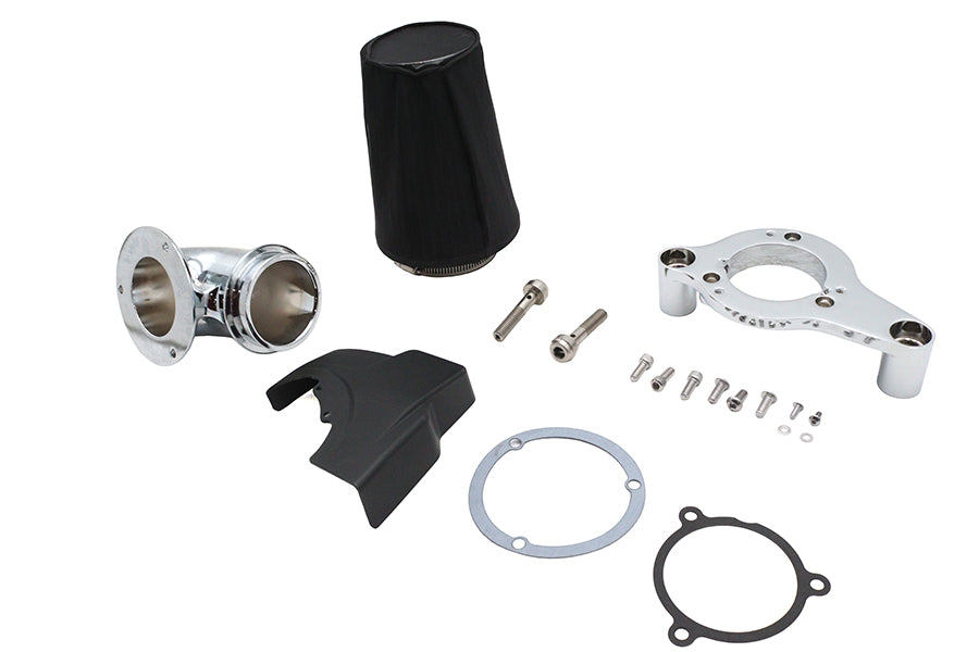 HARLEY M8 Heavy Breather Luftfilter-Kit Chrom Passend für 2017-2023 FLHX, 2017-UP FLHTC, 2017-UP FLHT