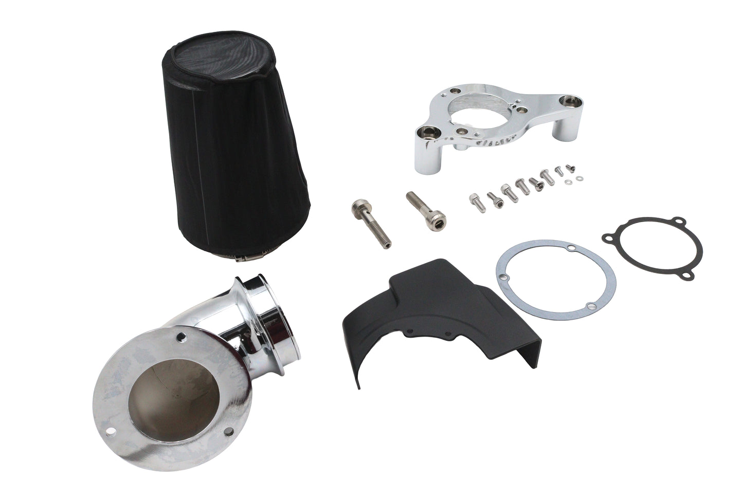 HARLEY M8 Heavy Breather Luftfilter-Kit Chrom Passend für 2017-2023 FLHX, 2017-UP FLHTC, 2017-UP FLHT