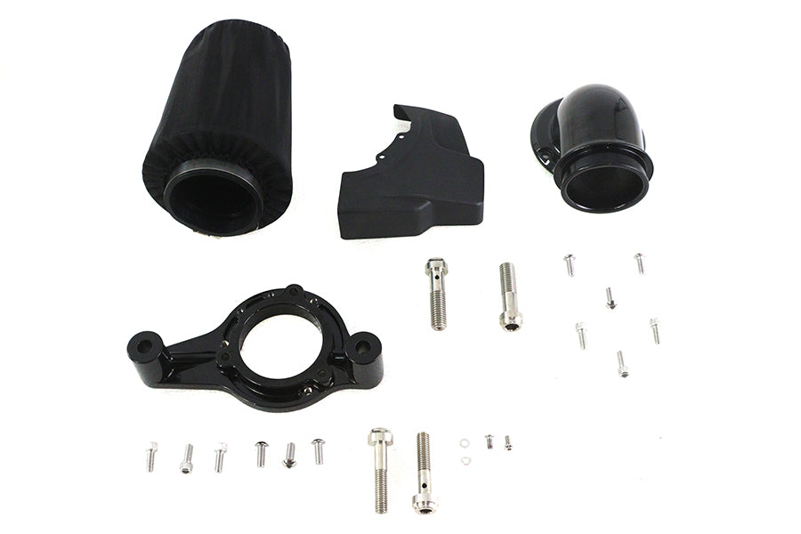HARLEY M8 Heavy Breather Luftfilterkit Schwarz Passend für 2017-2023 FLHX,   2017-UP FLHTC,   2017-UP FLHTK