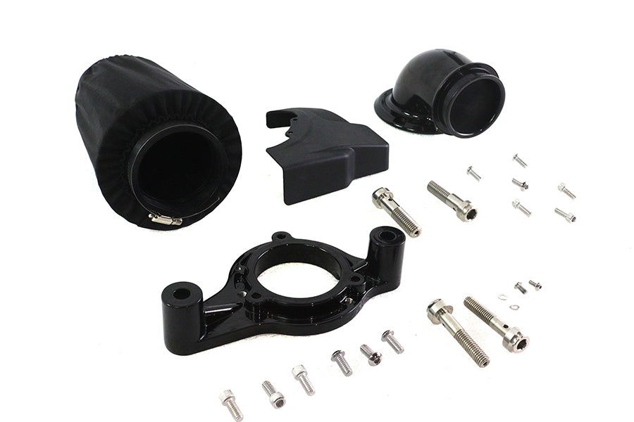 HARLEY M8 Heavy Breather Luftfilterkit Schwarz Passend für 2017-2023 FLHX,   2017-UP FLHTC,   2017-UP FLHTK