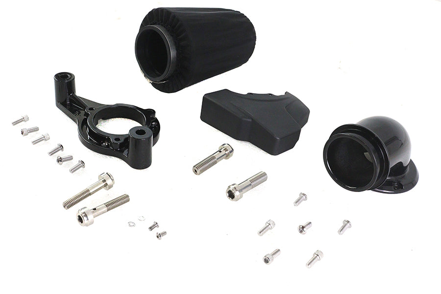 HARLEY M8 Heavy Breather Luftfilterkit Schwarz Passend für 2017-2023 FLHX,   2017-UP FLHTC,   2017-UP FLHTK