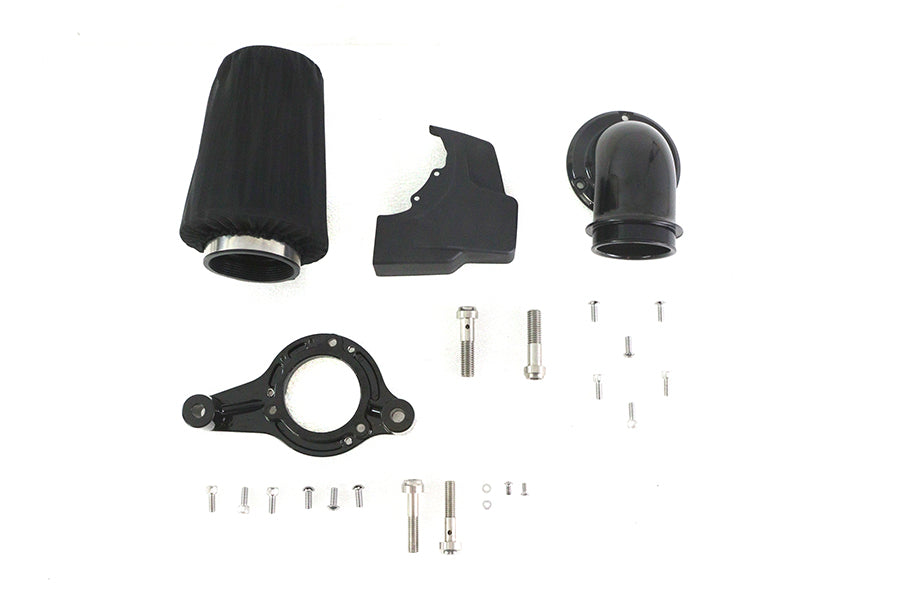 HARLEY M8 Heavy Breather Luftfilterkit Schwarz Passend für 2017-2023 FLHX,   2017-UP FLHTC,   2017-UP FLHTK