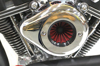 HARLEY Mini Teardrop Luftfilter-Kit Chrom Passend für 1988–2006 XL, 1990–1994 FXR, 1990–2006 FLT, 1