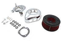 HARLEY Mini Teardrop Luftfilter-Kit Chrom Passend für 1988–2006 XL, 1990–1994 FXR, 1990–2006 FLT, 1