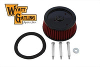 HARLEY Wyatt Gatling Air Filter Upgrade Kit fits 1999-2017 FXST,  1999-2017 FLST,  1999-2017 FXD,  1999-2016 FLT,