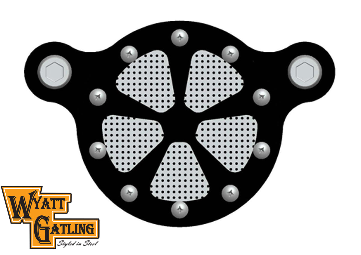 HARLEY Wyatt Gatling Air Cleaner Kit Black fits 2008-2016 FLT,