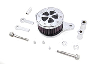 HARLEY Wyatt Gatling Air Cleaner Kit Chrome fits 2001-2015 FXST,  2001-2015 FLST,  2000-2017 FXD,  2000-2007 FLT,