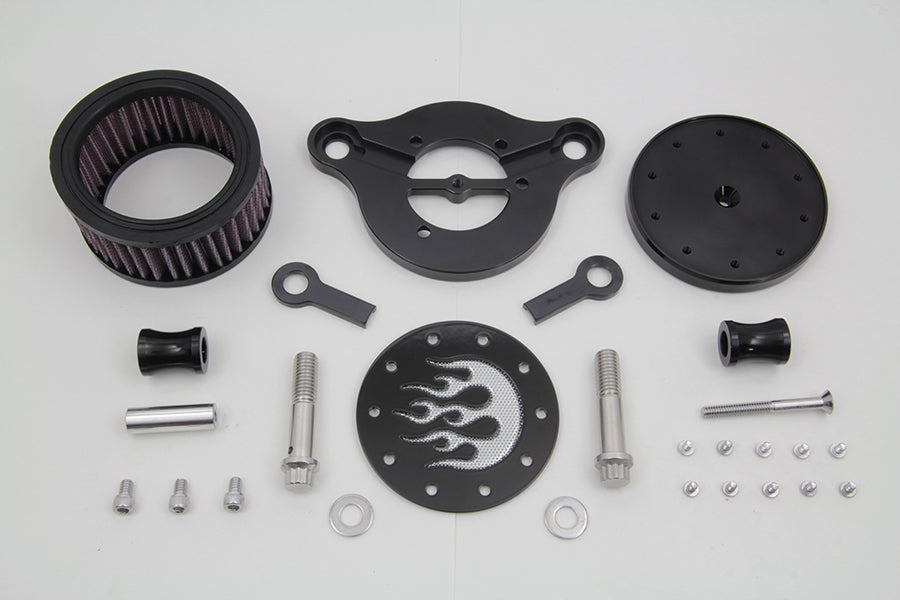 HARLEY Wyatt Gatling Air Cleaner Kit Black fits 1991-UP XL,