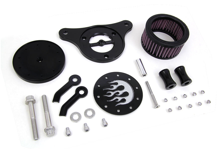 HARLEY Wyatt Gatling Air Cleaner Kit Black fits 2008-2016 FLT,