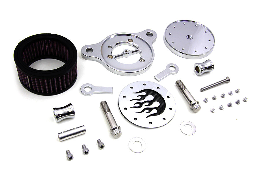 HARLEY Wyatt Gatling Air Cleaner Kit Chrome fits 1991-UP XL,