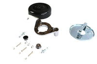 HARLEY 8 inch Round Air Cleaner Kit Black Fits 2008-2016 FLH,