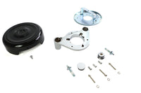 HARLEY 8 inch Round Air Cleaner Kit Black Fits 2008-2016 FLH,