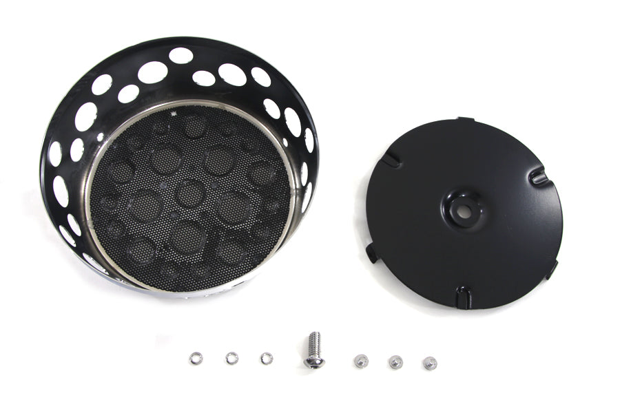 HARLEY Swiss Cheese Mesh Luftfilterabdeckung Passt für 0-  Custom, Anwendung