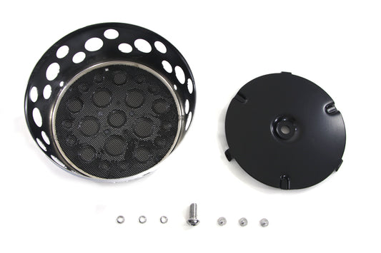 HARLEY Swiss Cheese Mesh Luftfilterabdeckung Passt für 0-  Custom, Anwendung