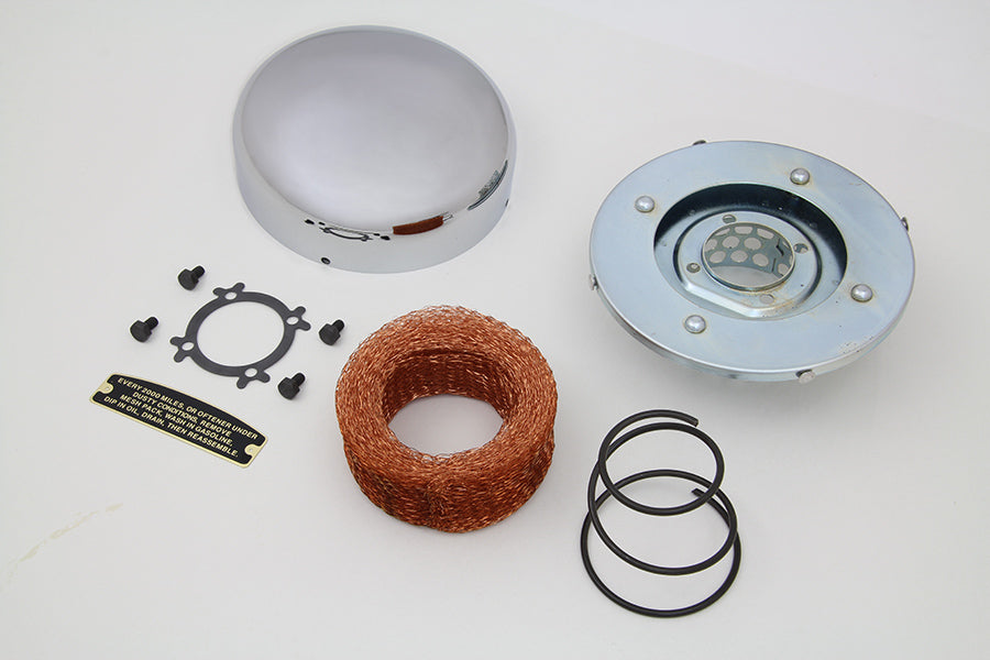 HARLEY 1936 Style Dome Luftfilter-Kit Passend für 1936-1940 EL, 1937-1940 FL,