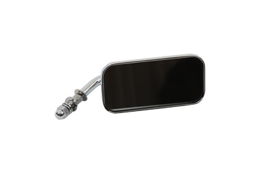 HARLEY Rectangle Mirror Chrome fits 1965-UP All, models for left or right side application