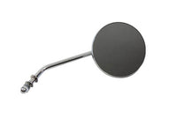 HARLEY Chrome 4 inch Round Mirror with Stud Stems Fits 1965-UP All, models for left or right side ap