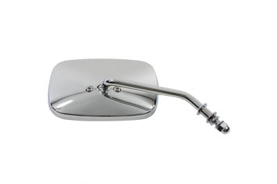 HARLEY Rectangle Convex Type Mirror fits 1965-UP All, models for right side application