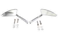 HARLEY Flame Teardrop Spiegelset mit geschlitzten Stielen Chrom Passend für alle Modelle ab 1965, für links und rechts