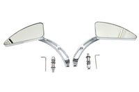 HARLEY Profile Mirror Set with 2 Slot Stems Fits 1965-UP All, models for left and right side applica