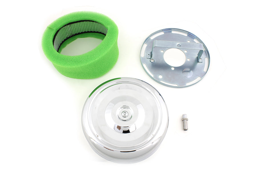 HARLEY 7-Zoll runder Luftfilter-Kit passend für 1993–2007 FX, 1993–2007 FL, 1988 und neuere XL,
