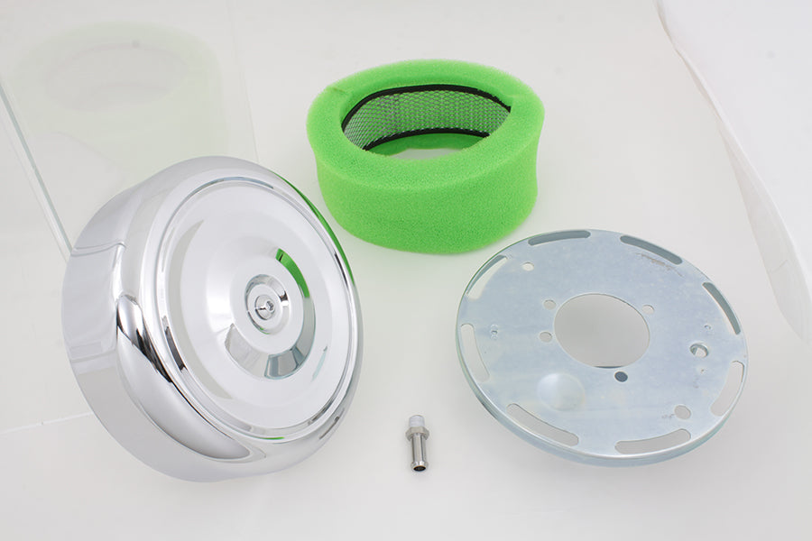 HARLEY 7-Zoll runder Luftfilter-Kit passend für 1993–2007 FX, 1993–2007 FL, 1988 und neuere XL,