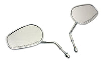 HARLEY Chrome Taper Convex Mirror Set fits 0-  All,