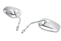 HARLEY Chrome Taper Convex Mirror Set fits 0-  All,