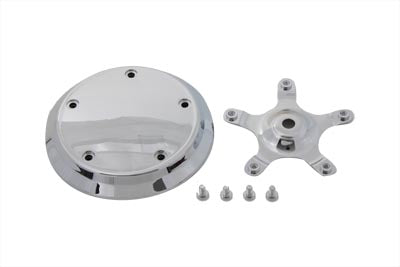 HARLEY Luftfiltereinsatz Glatt Chrom Passend für 2000-2006 FXST, 2000-2006 FLST, 2000-2006 FXD, 20