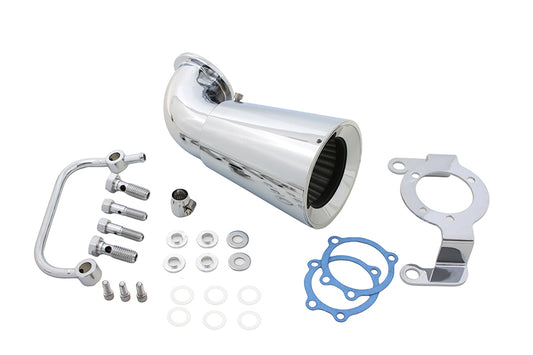 HARLEY Luftfilter Entlüftung Chrom Billet Passt 1993-2007 FLT, Außer 1995-2001 EFI 1993-2007 FXST,
