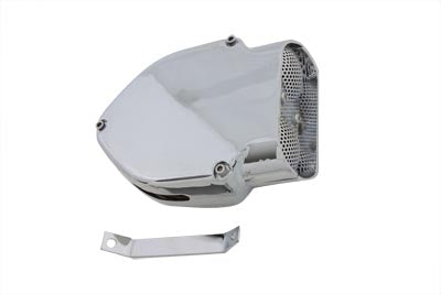 HARLEY Chrom V-Charger Luftfilter passend für 1966-1984 FL, 1972-1984 FX, 1972-1987 XL, 1984-1989 F