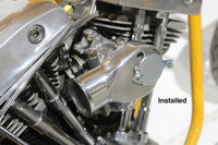 HARLEY Tourist Trophy Shorty Vergaser Luftfilterhutze poliertes Aluminium Passend für 0-  Custom, Anwendung für S&