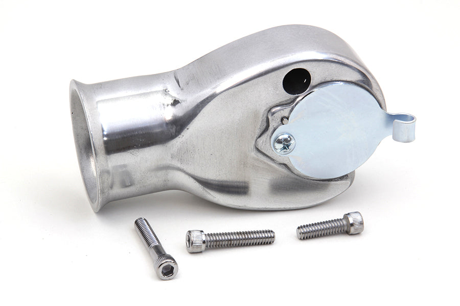 HARLEY Tourist Trophy Shorty Vergaser Luftfilterhutze poliertes Aluminium Passend für 0-  Custom, Anwendung für S&