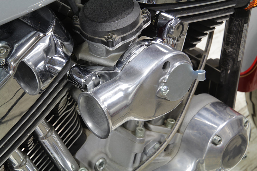 HARLEY Tourist Trophy Breather Snoot Kit Passend für 1988-2006 XL, 1993-2007 FLST, 1993-2007 FXST, 19