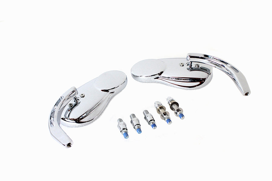 HARLEY Big Twin Spiegel Set Chrom Passend für 1996-UP FLT,