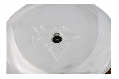 HARLEY Round Air Cleaner with V-logo fits 1972-1984 FL,   1972-1984 FX,   1984-1989 FXST,   1972-1987 XL,   1982-1989 FXR,   1982-1989 FXR,   1979-19